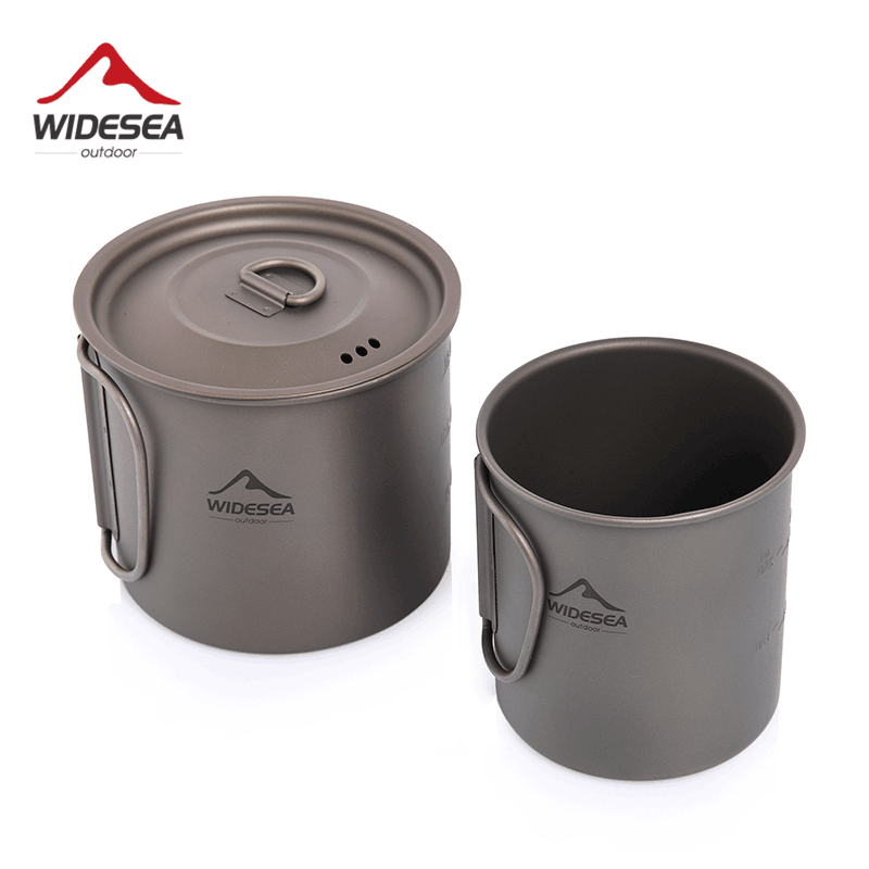 Camping Cooking All In One - Widesea Camping Mug Titanium Cup Tourist