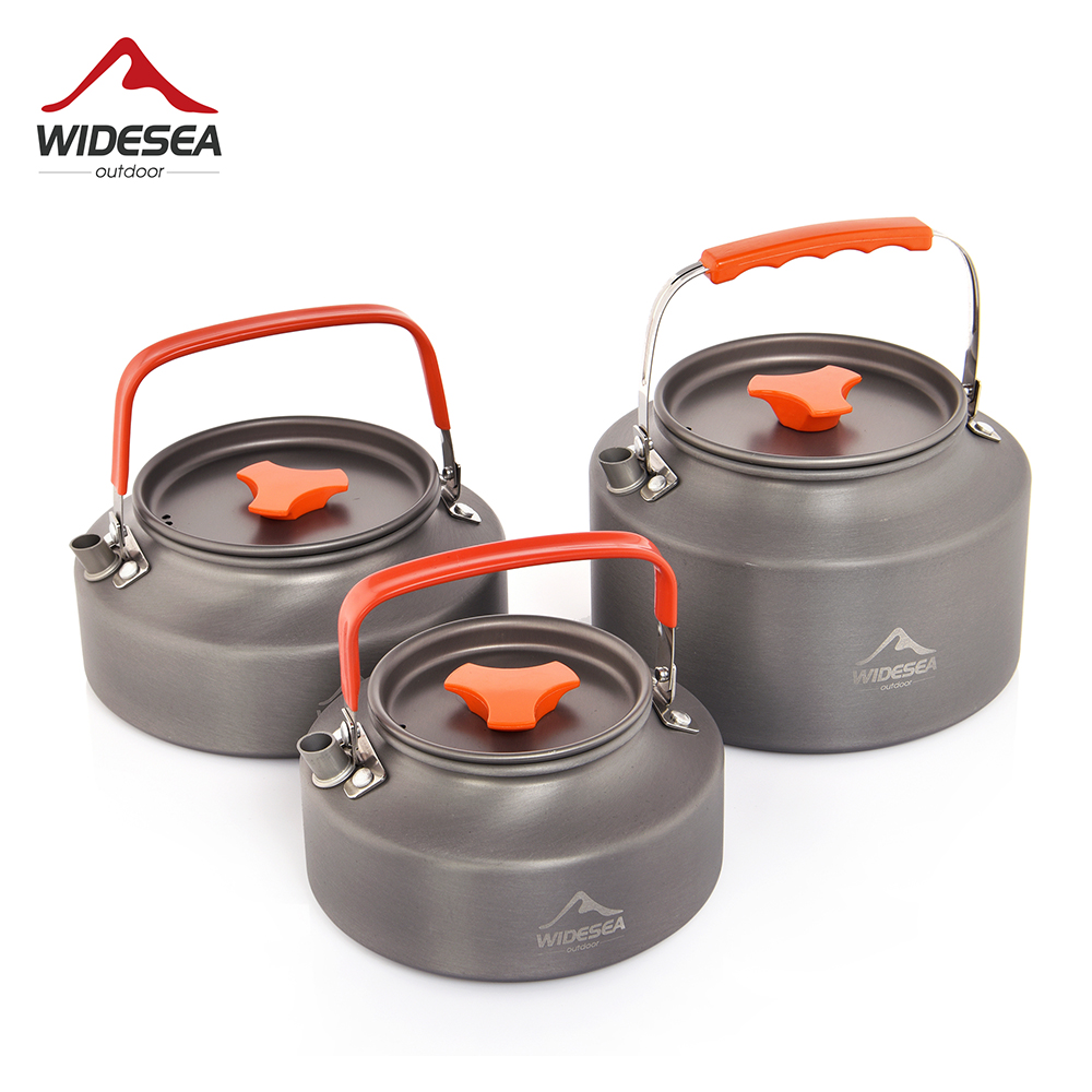 Camping Cooking Pot Set - Widesea 1.1L 2L1.5L Camping Water Kettle