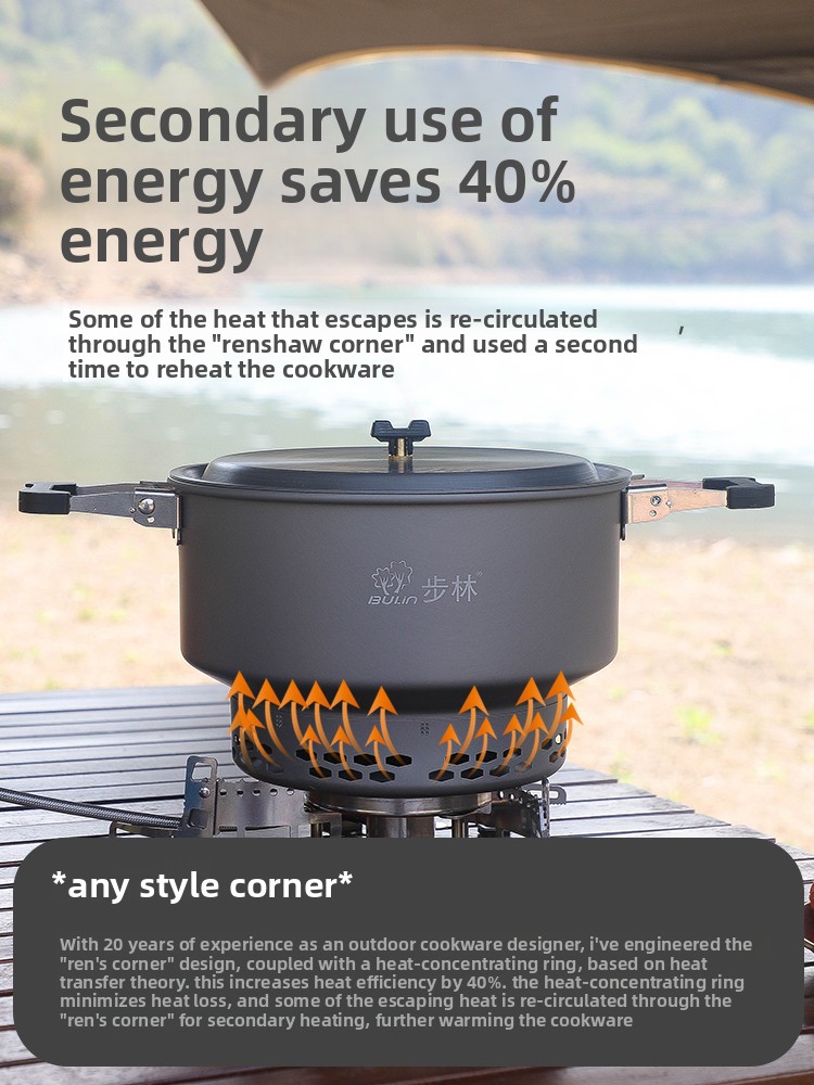 Camping Cooking Pot Set - Bulin's new 2026outdoor picnic meal full
