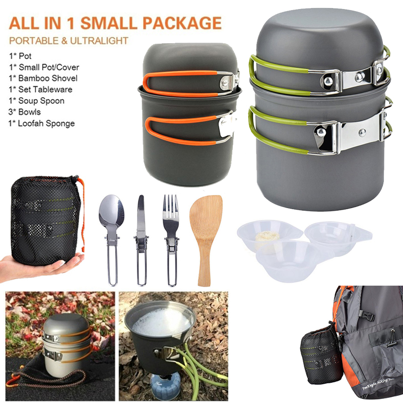 Camping Cooking Kitchen Set - New Camping Pot Portable Outdoor Set
