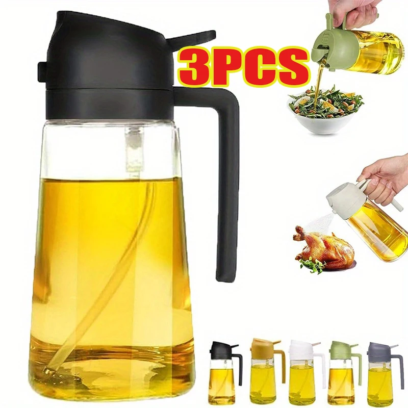 Camping Cooking Kitchen Set - Oil Spray 2-in-1 Plastic Household Kitchen