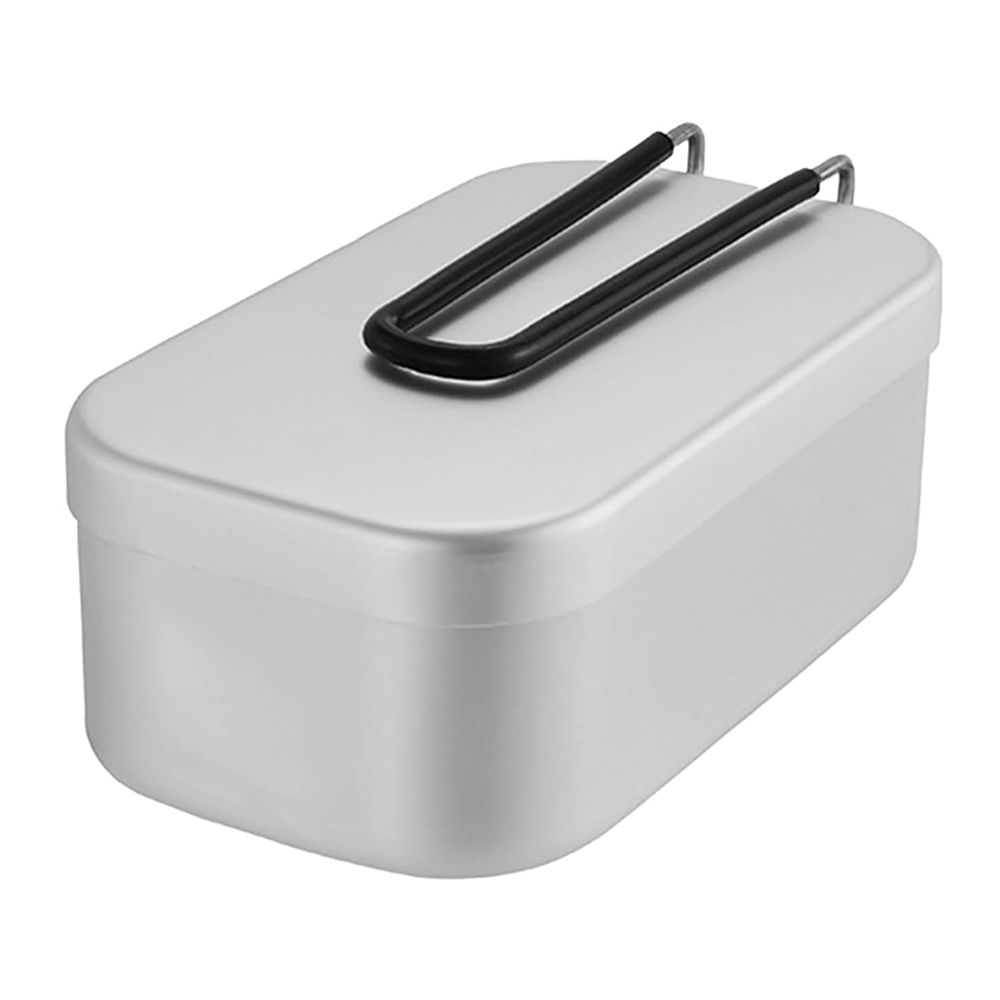 Camping Cooking Organizer - 800ML Aluminum Lunch Boxes Outdoor Camping