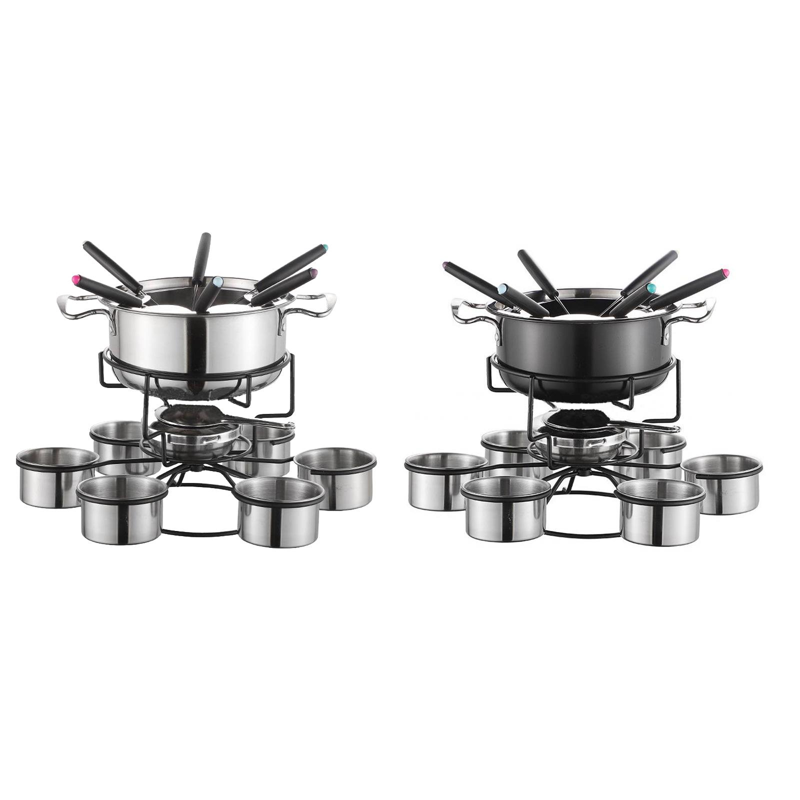 Camping Cooking Pot Set - Fondue Pot Set Cooking Stove Thickened
