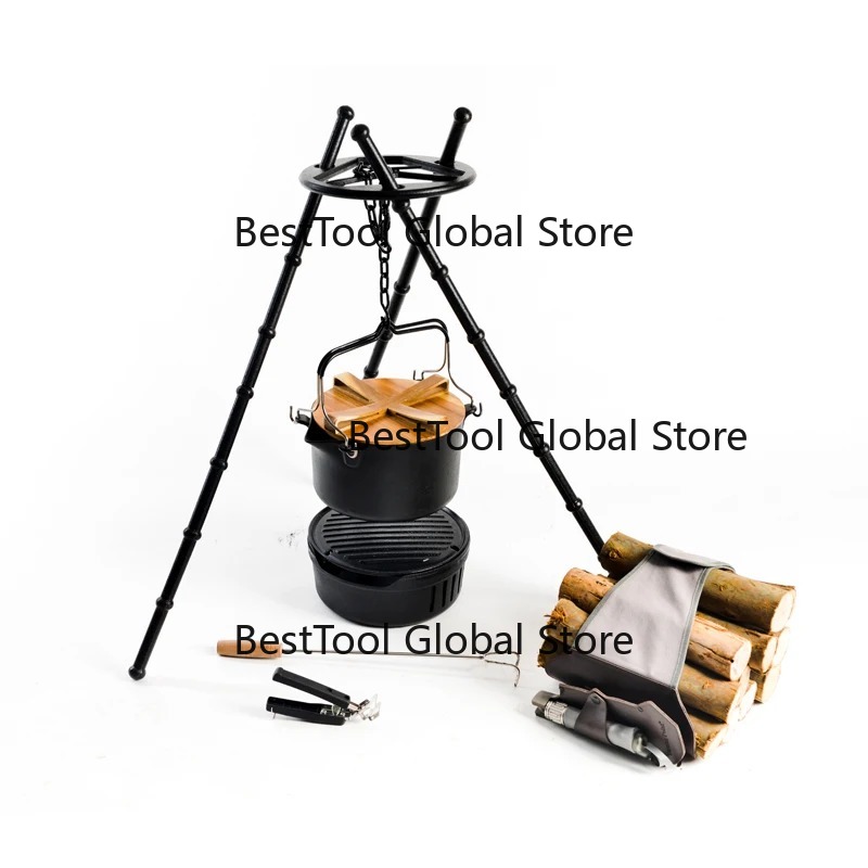 Camping Cooking All In One - Multi Functional Camping Cookware Set Outdoor