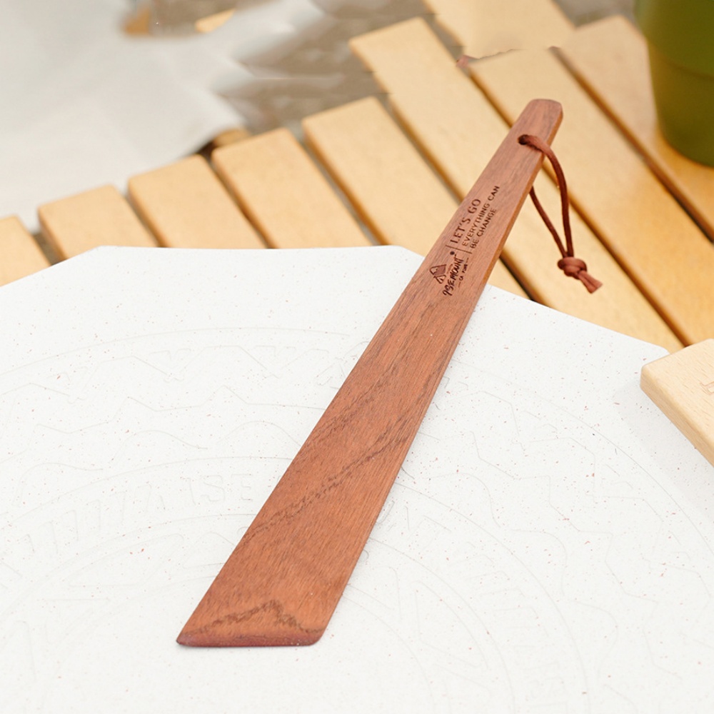 Camping Cooking Windscreen - Outdoor Camping Wooden Spatula Kitchen Wooden