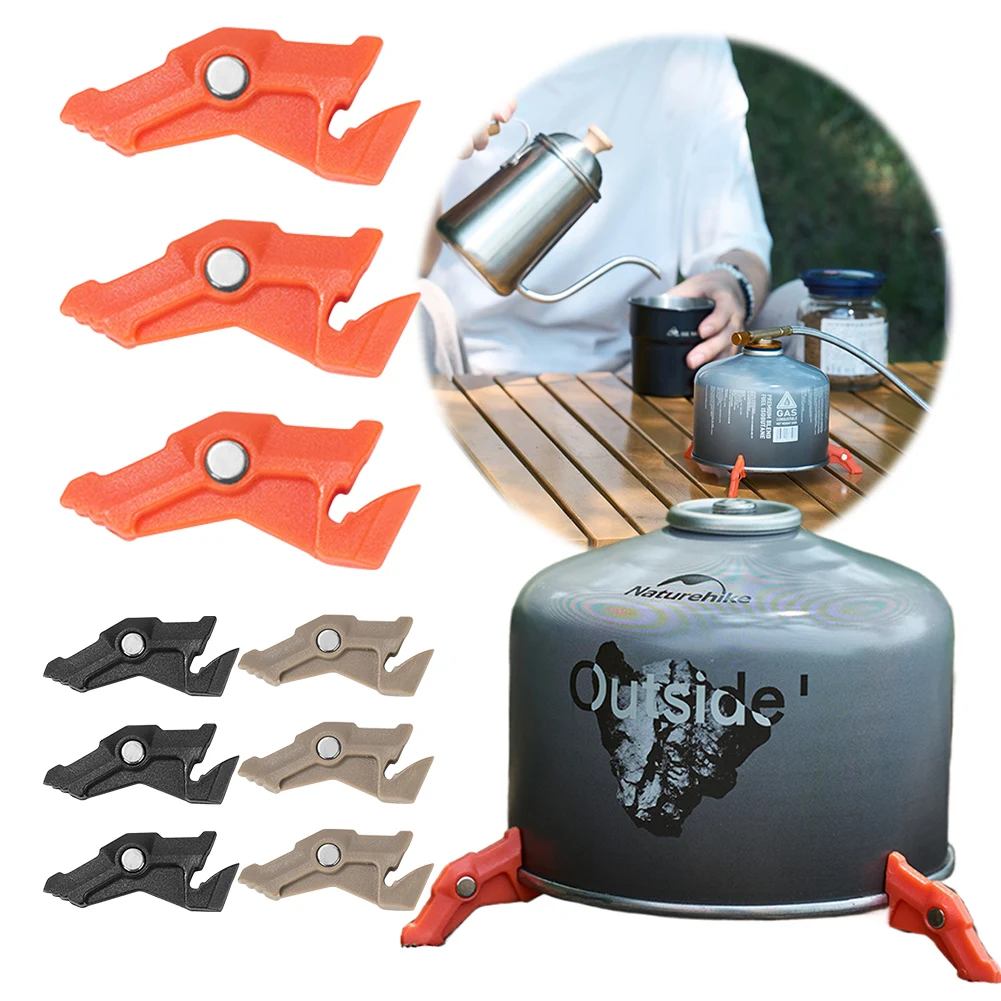 Camping Cooking Gas - Magnetic Tripod Gas Tank Bracket Multifunctional