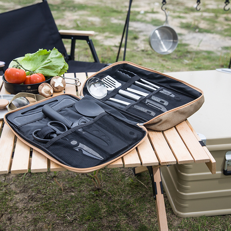 8pcs Camping Kitchen Cookware  - огляд і ціна Camping Cooking Windscreen