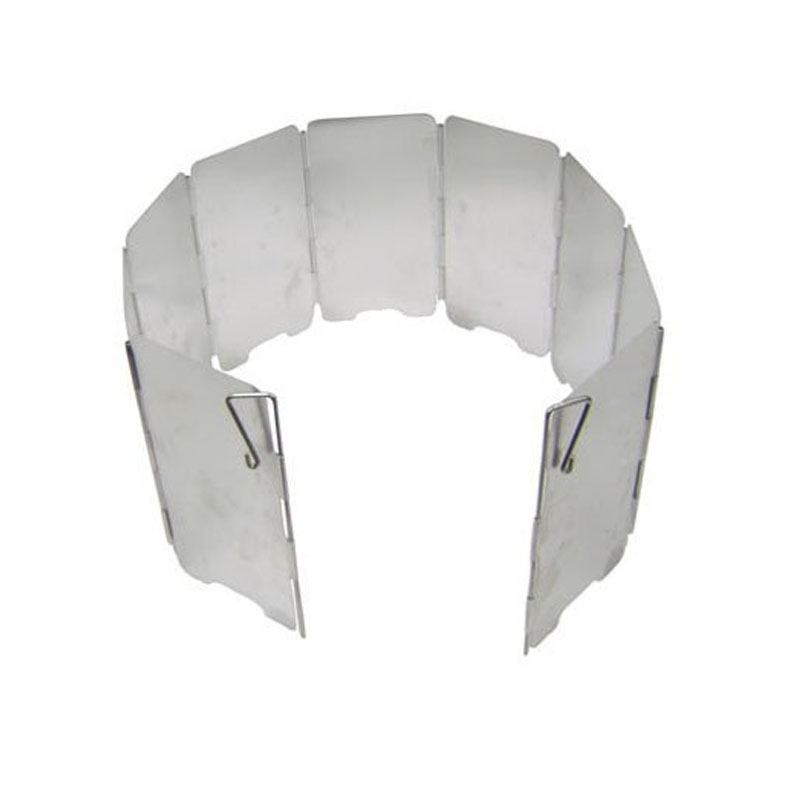 9 Plates Gas Stove Wind Shield - огляд і ціна Camping Cooking Windscreen