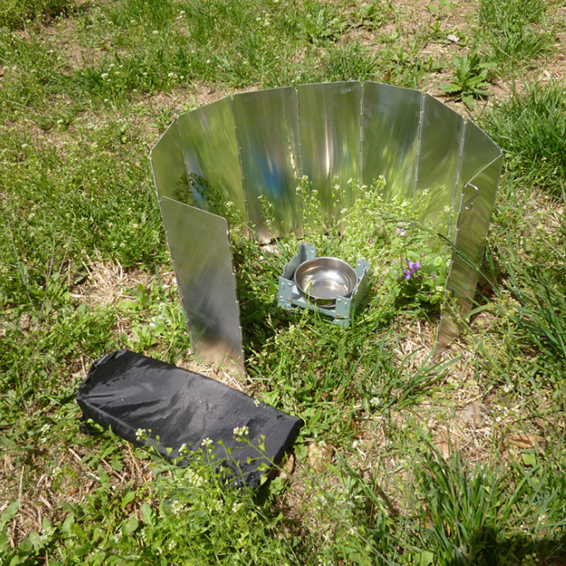 9 Plates Gas Stove Wind Shield - огляд і ціна Camping Cooking Windscreen