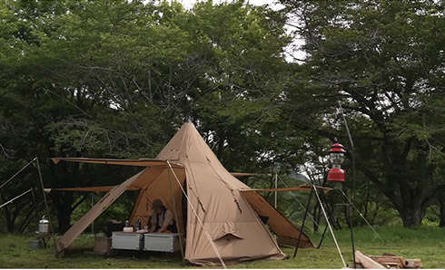Camping Pyramid Tent With Snow - огляд і ціна Camping Cooking Snow
