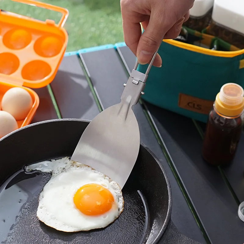 Folding Camping Spatula Stainl - огляд і ціна Camping Cooking Set 2 Person