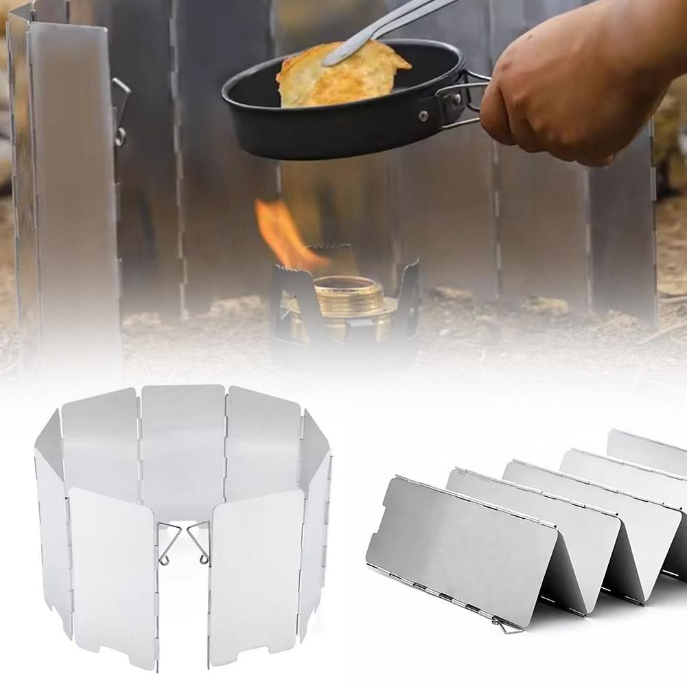 Outdoor Foldable Wind Shield C - огляд і ціна Camping Cooking Windscreen