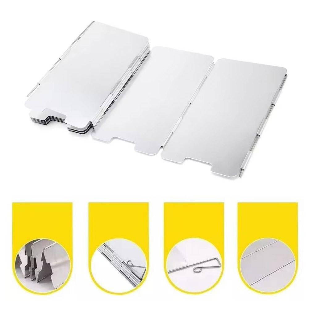 Outdoor Foldable Wind Shield C - огляд і ціна Camping Cooking Windscreen