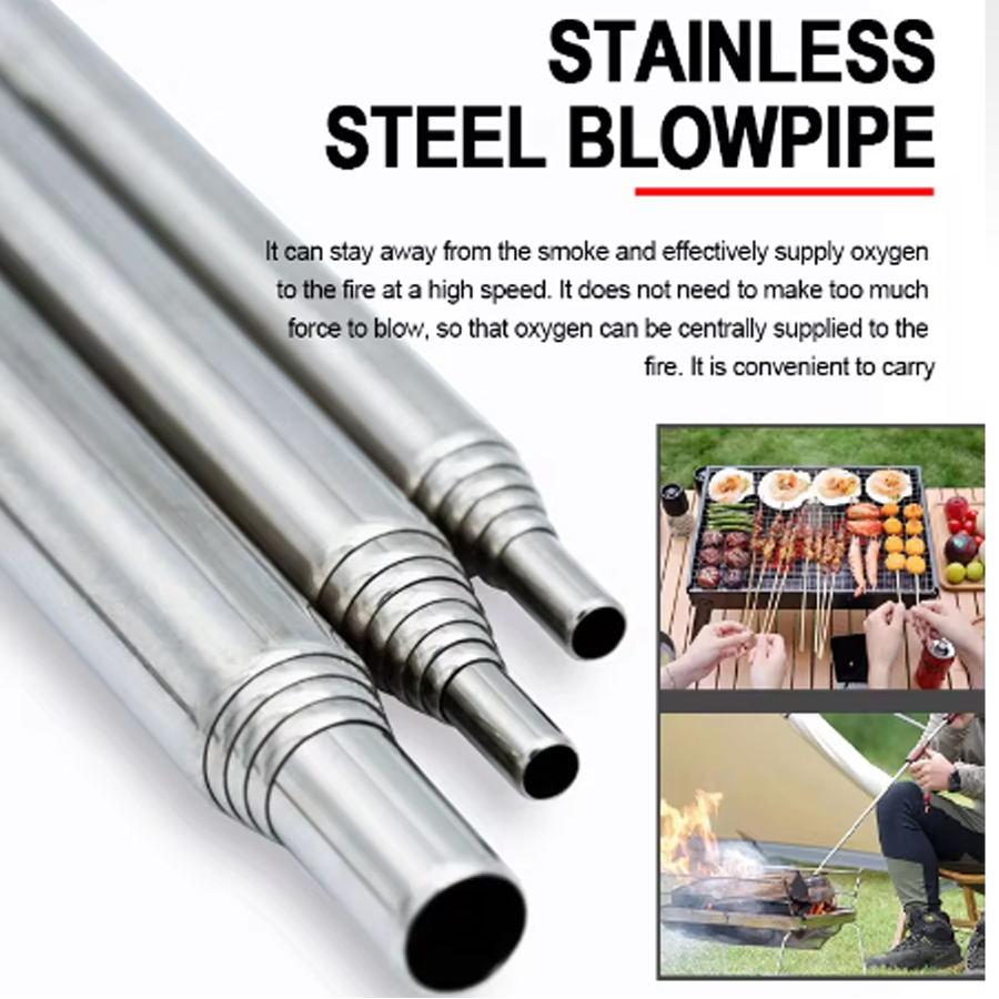 Stainless Steel Blowpipe Pocke - огляд і ціна Camping Cooking Candle
