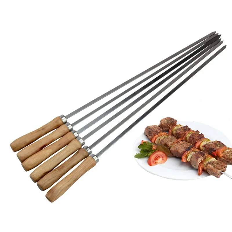 6Pcs 42cm Stainless Steel Flat - огляд і ціна Camping Cooking Candle
