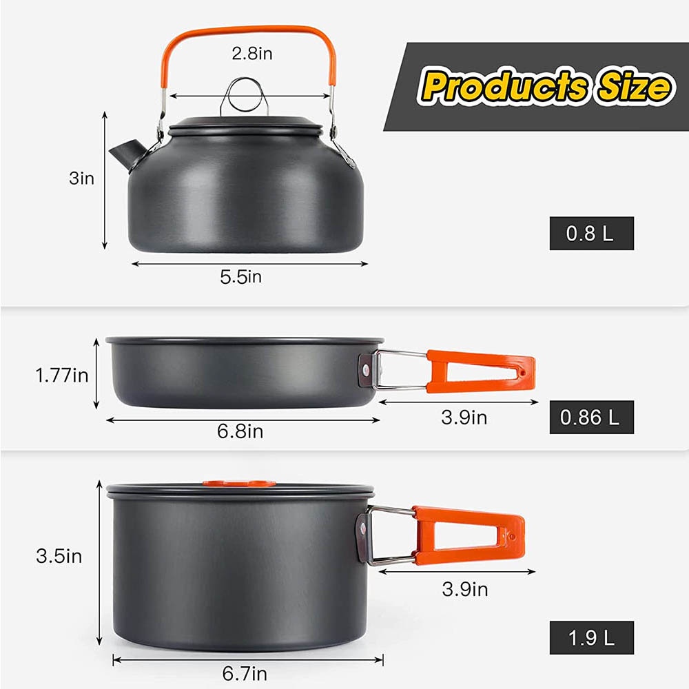 Outdoor camping cooking set, n - огляд і ціна Camping Cooking Candle