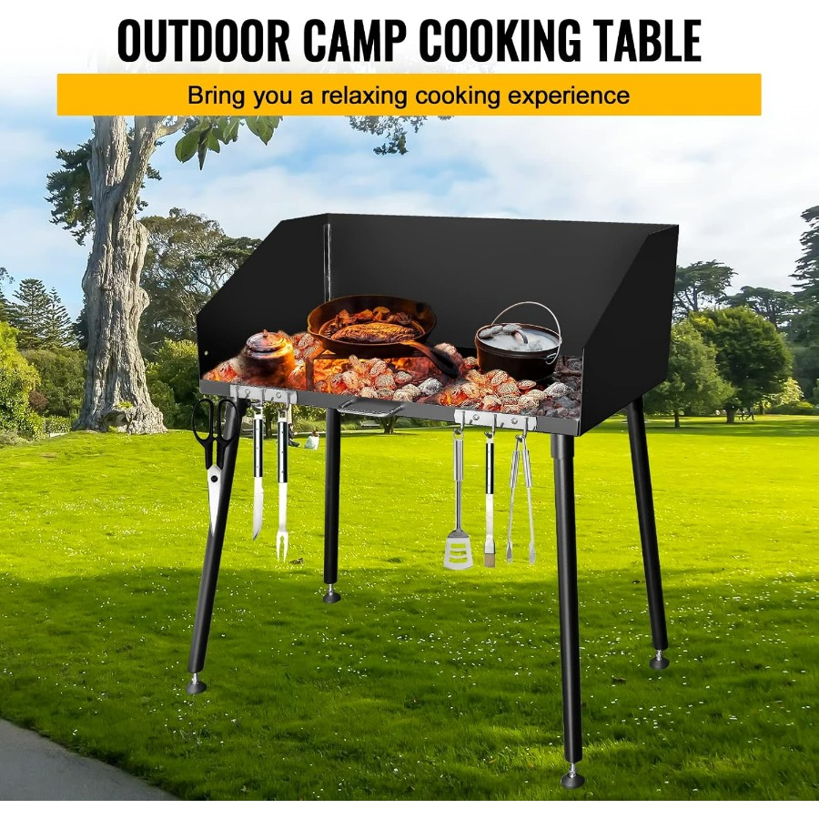 30 x 16 Inch Carbon Steel Dutc - огляд і ціна Camping Cooking Windscreen