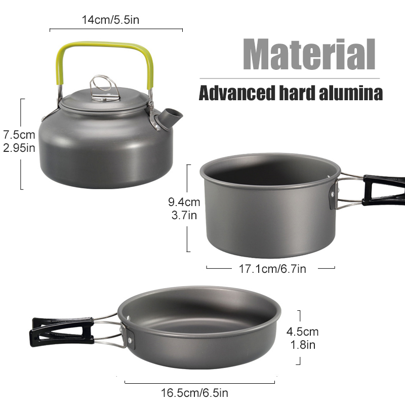 WESTTUNE Camping Cookware Kit  - огляд і ціна Camping Hiking Cooking