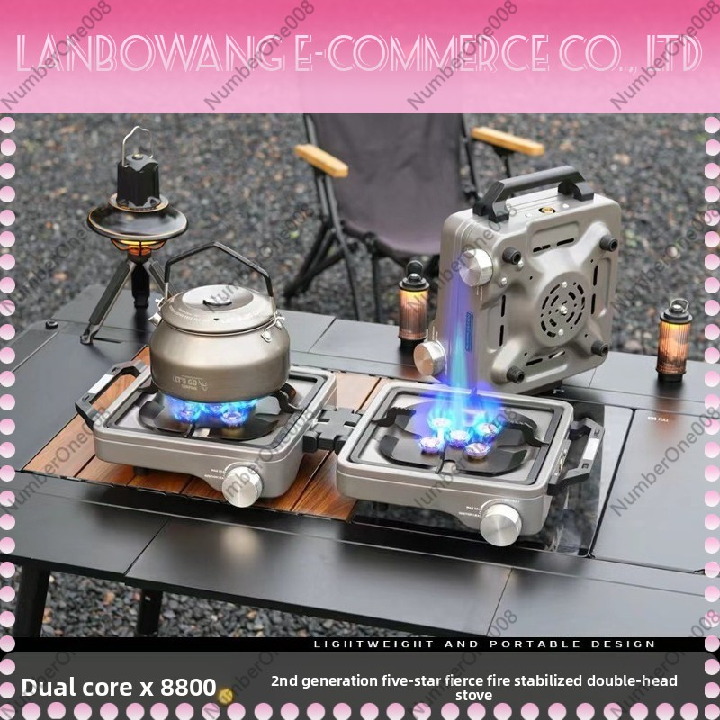 Outdoor Dual Burner High Power - огляд і ціна Camping Cooking Gas