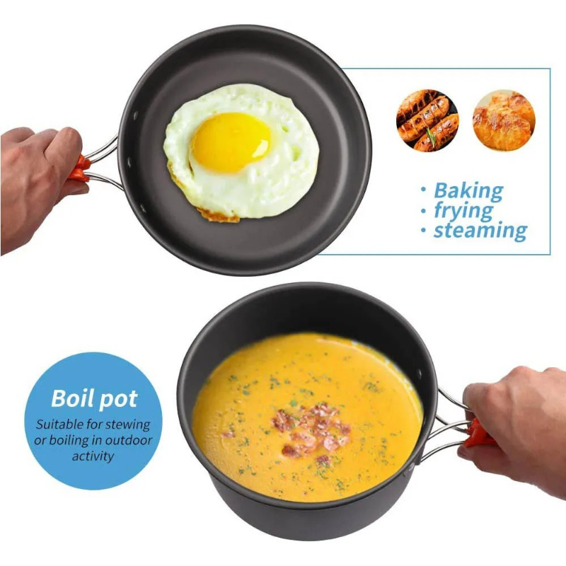 Camping Cooking Set, Outdoor K - огляд і ціна Camping Cooking Kitchen Set