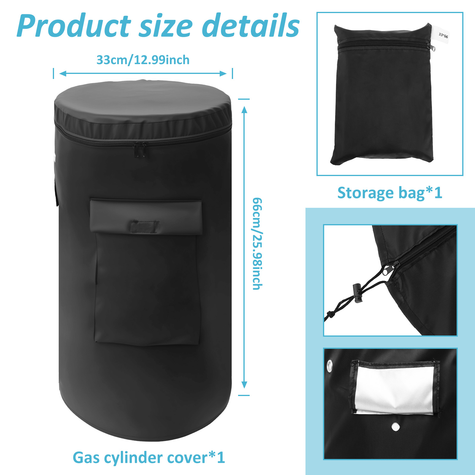 Oxford Cloth Propane Tank Cove - огляд і ціна Camping Cooking Gas