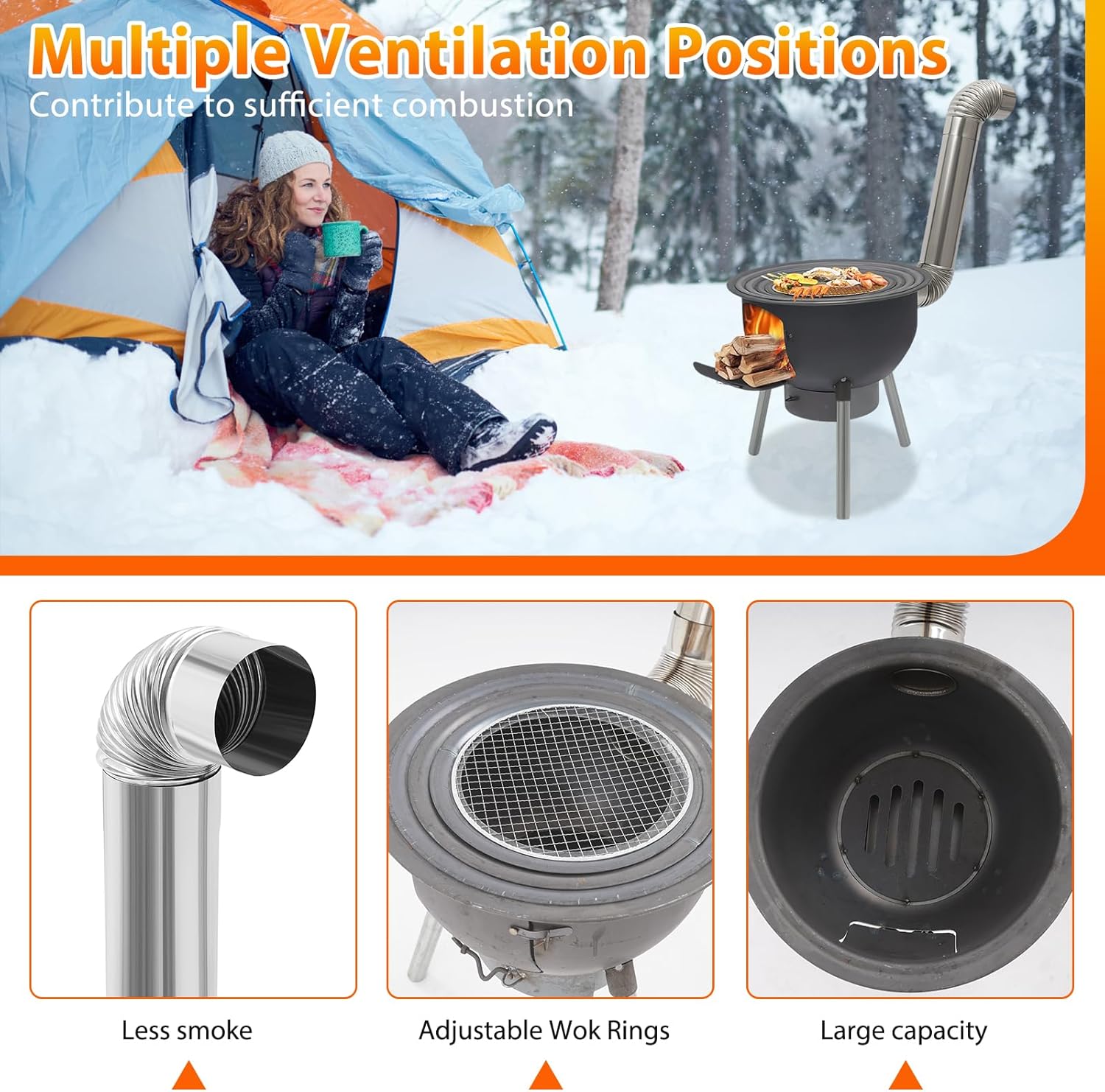 Portable Wood Burning Rocket S - огляд і ціна Camping Hiking Cooking