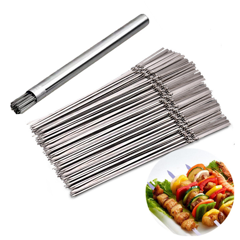 Stainless Steel Barbecue Skewe - огляд і ціна Camping Cooking Candle
