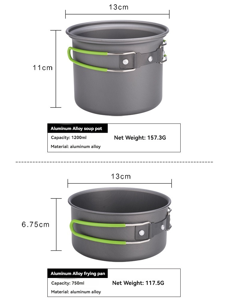 BRS-T15A Camping Cookware Mess - огляд і ціна Camping Hiking Cooking