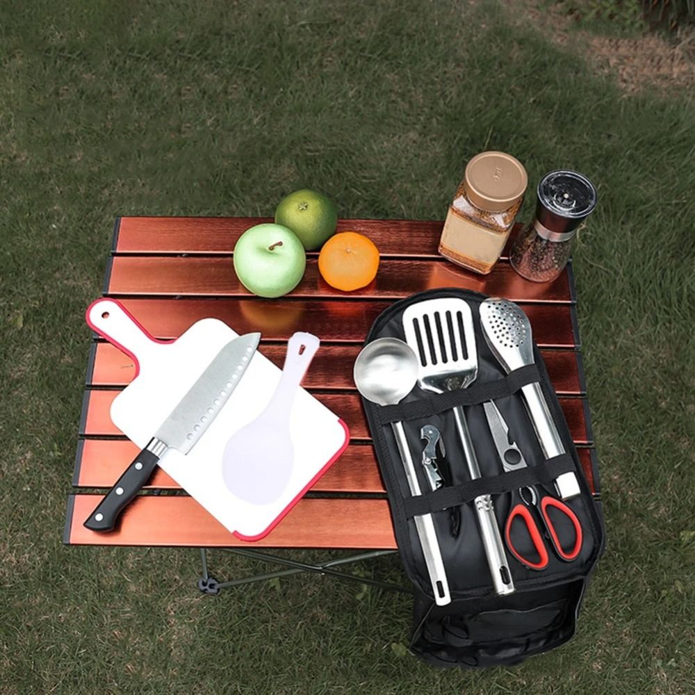 2024 Picnic Utensil Set Storag - огляд і ціна Camping Cooking Organizer