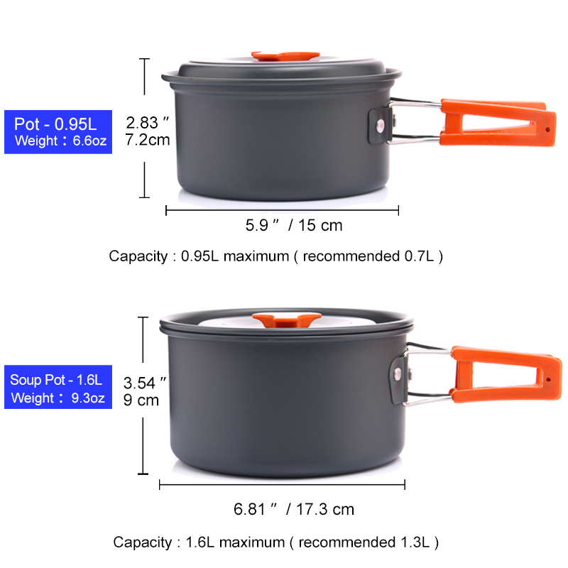 Widesea Camping Outdoor Cookwa - огляд і ціна Camping Cooking All In One