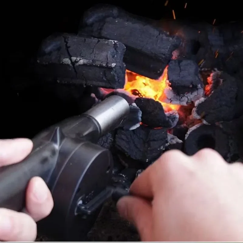 Portable Hand Crank Fan Air Bl - огляд і ціна Camping Cooking Candle