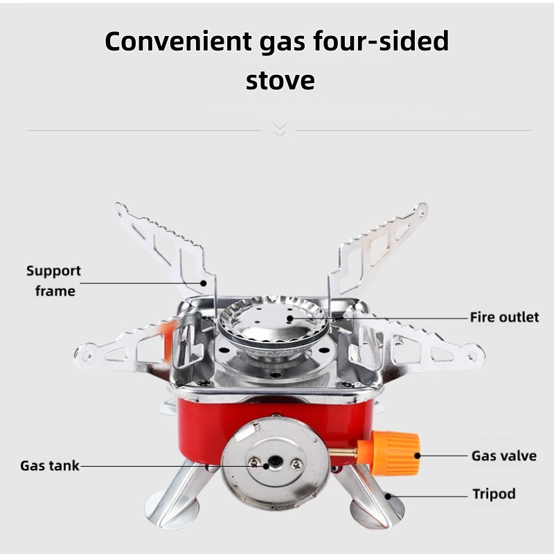 Outdoor Mini Square Stove Camp - огляд і ціна Camping Cooking Windscreen