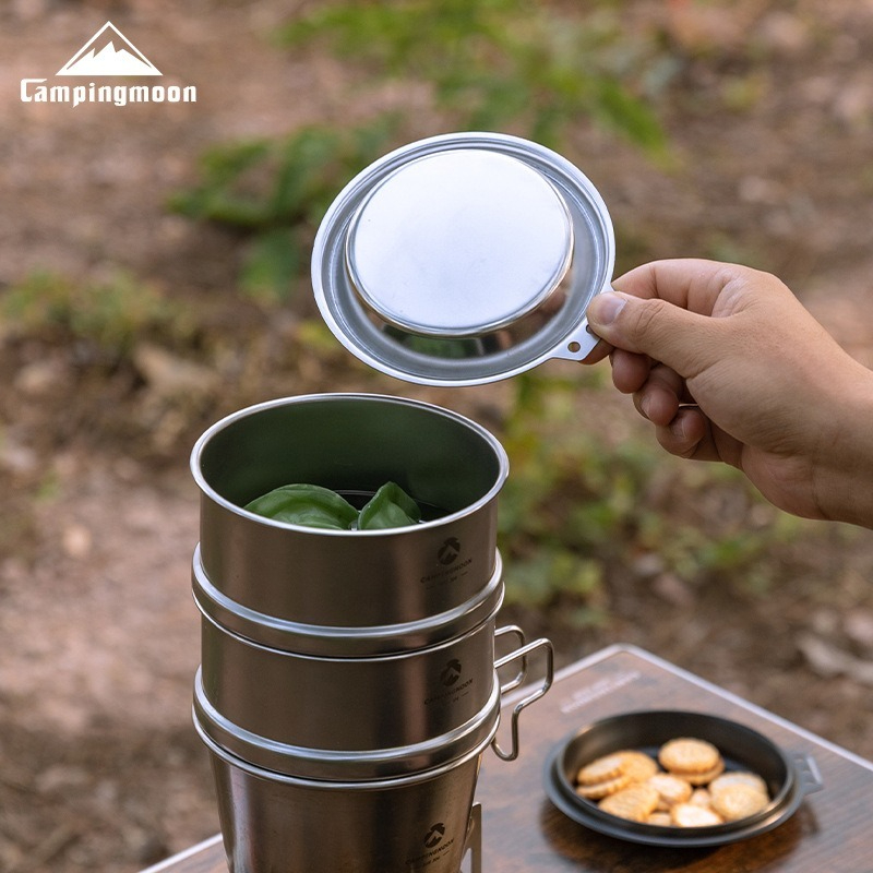 CAMPINGMOON S-SD Stainless Ste - огляд і ціна Camping Cooking Snow