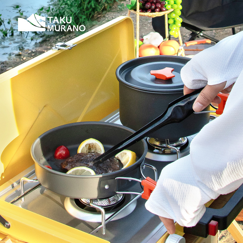 Camping Cookware Set Outdoor C - огляд і ціна Camping Cooking Kitchen Set
