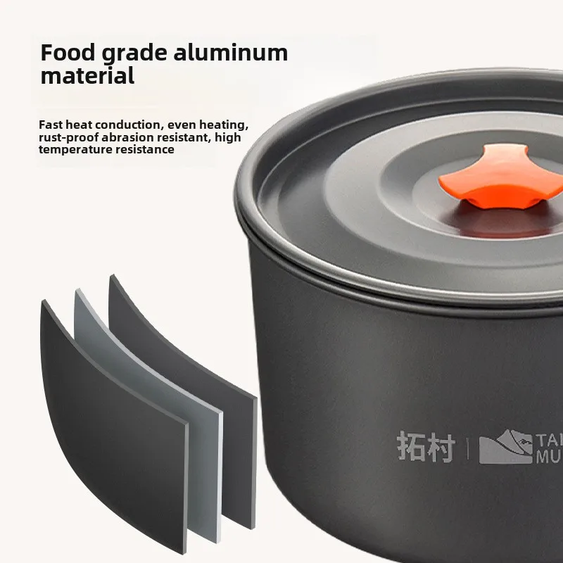 Camping Cookware Set Outdoor C - огляд і ціна Camping Cooking Kitchen Set