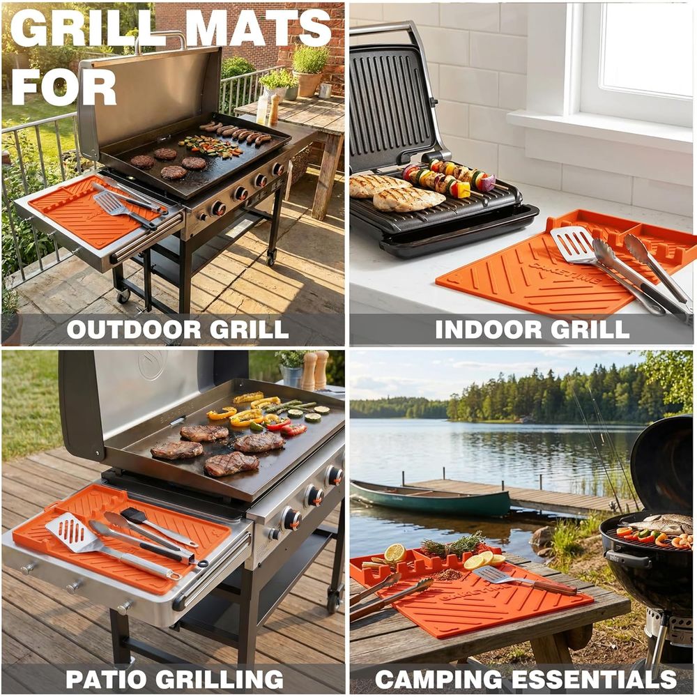 Silicone Grill Mats or Griddle - огляд і ціна Cooking Outdoor Camping