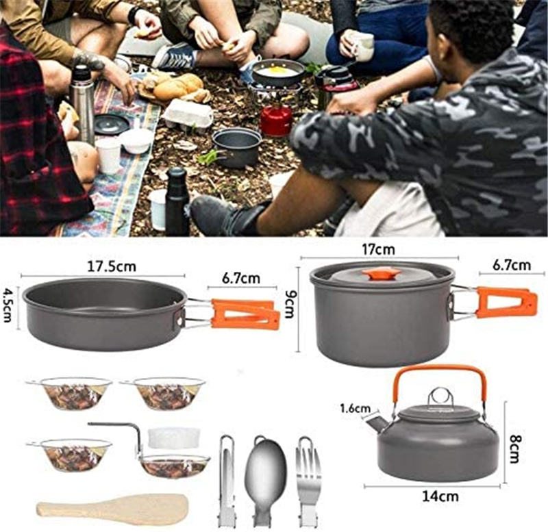 2~3 Person Outdoor Camping and - огляд і ціна Camping Cooking Set 2 Person