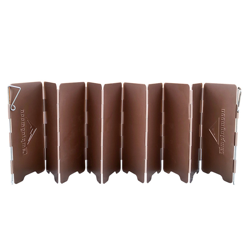 10 Plates Bronze-coloured Fold - огляд і ціна Camping Cooking Windscreen