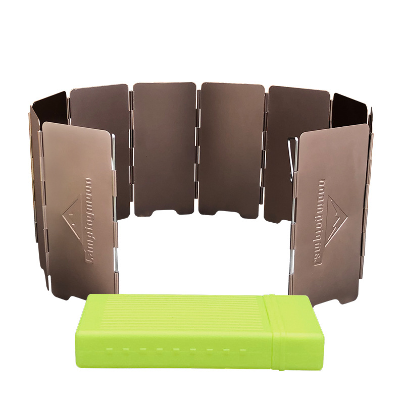 10 Plates Bronze-coloured Fold - огляд і ціна Camping Cooking Windscreen