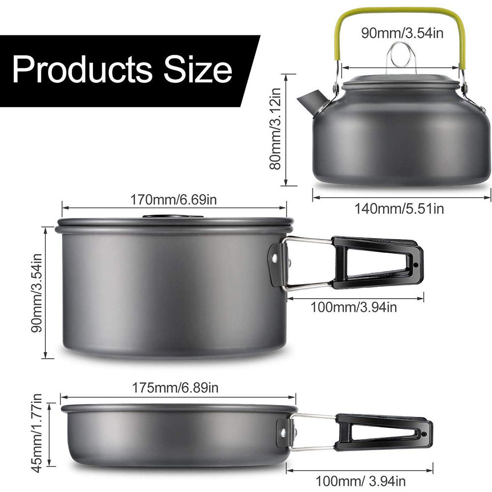 Outdoor Camping Cookware Set A - огляд і ціна Camping Cooking Candle