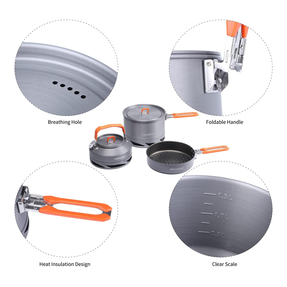 Fire Maple Camping Cookware Ut - огляд і ціна Camping Cooking All In One