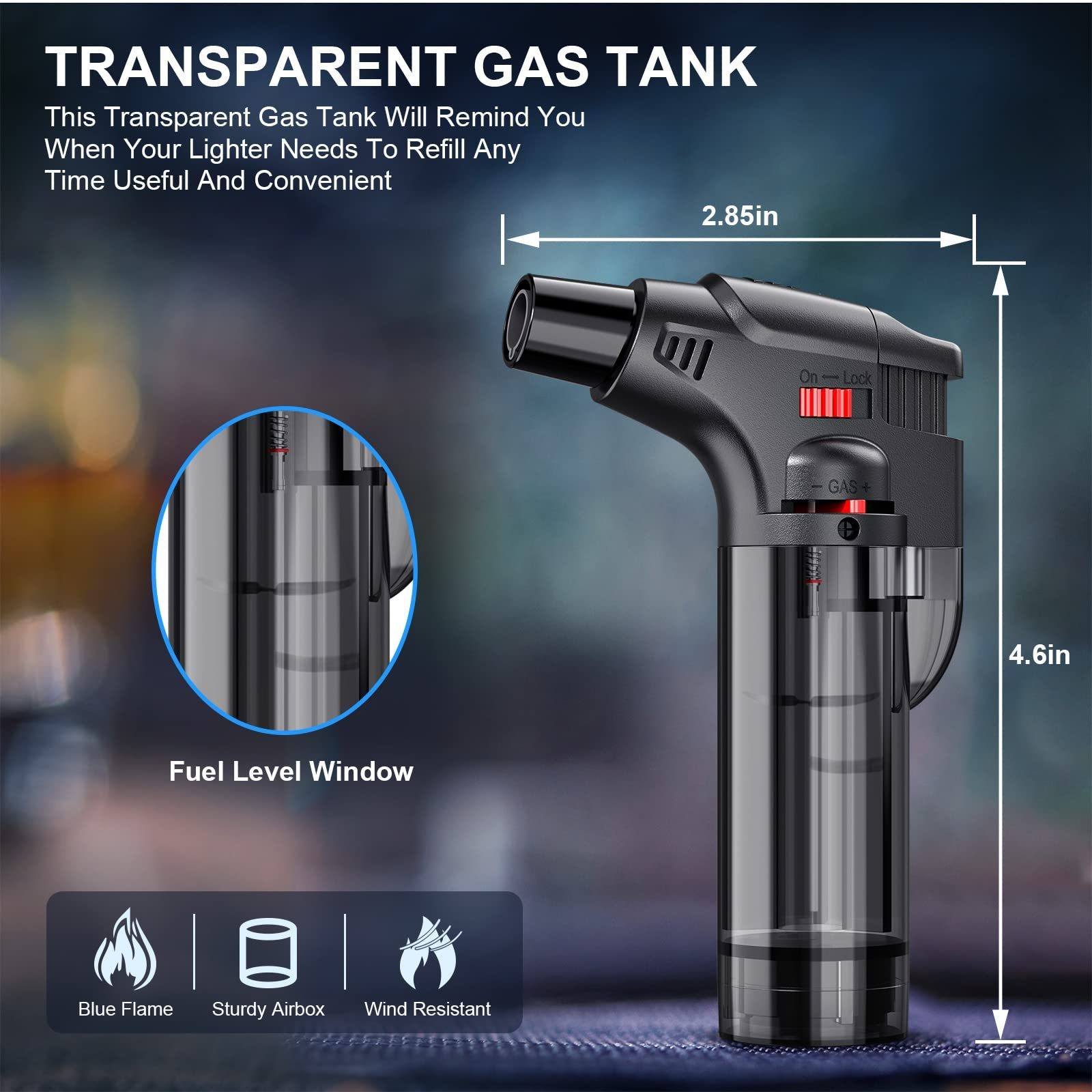 4PCS Butane Torch Lighter Port - огляд і ціна Camping Cooking Candle
