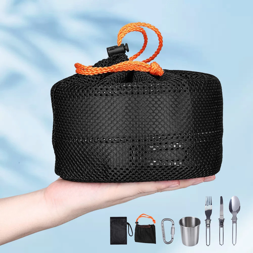 Camping Cookware Kit Kettle Po - огляд і ціна Camping Hiking Cooking