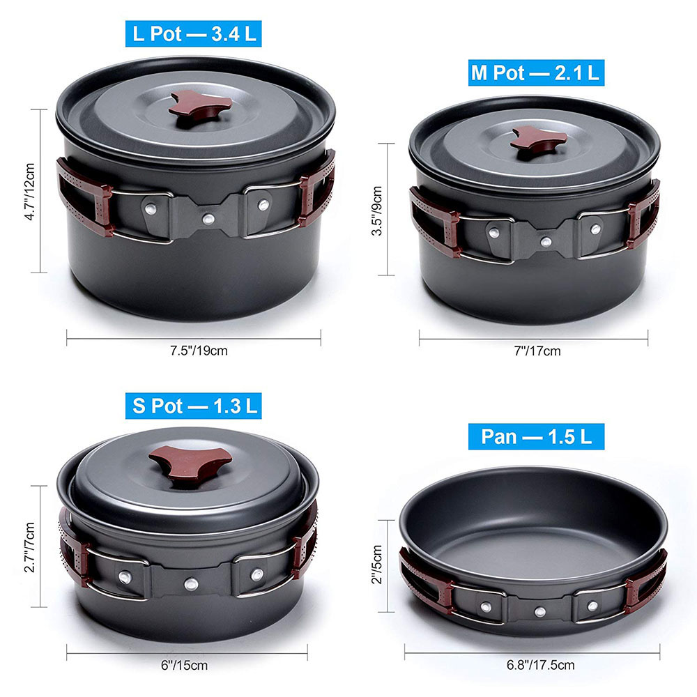 Outdoor Camping Cookware Kit N - огляд і ціна Camping Cooking Candle