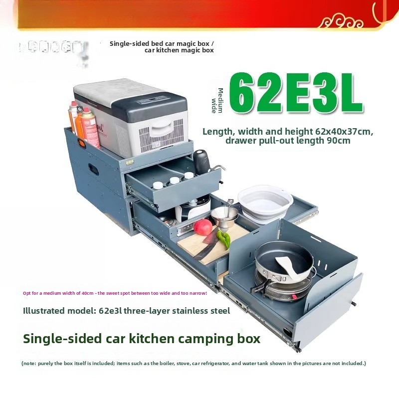 Portable Tailgate Kitchen & St - огляд і ціна Camping Cooking Organizer