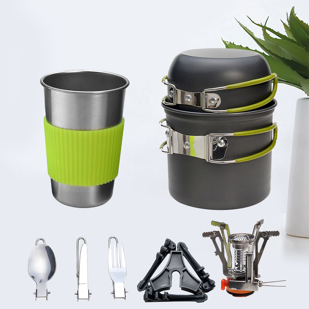 Outdoor Camping Cookware Set L - огляд і ціна Camping Hiking Cooking