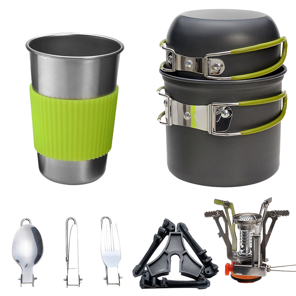 Outdoor Camping Cookware Set L - огляд і ціна Camping Hiking Cooking