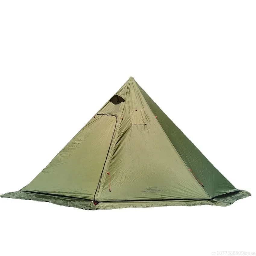 hot Pyramid Tent With Snow Ski - огляд і ціна Camping Cooking Snow